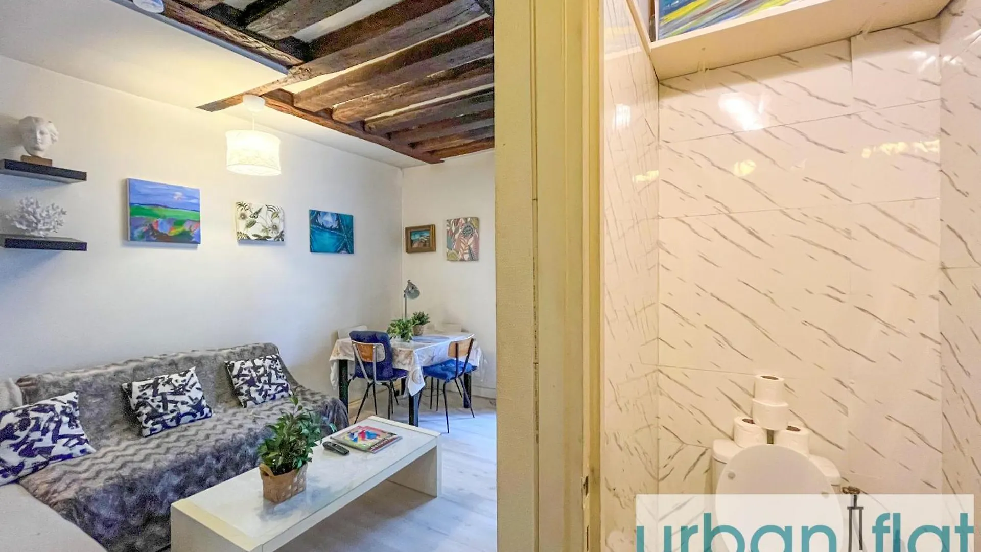 파리 Urban Flat 192 - Cosy Flat Basfour 아파트
